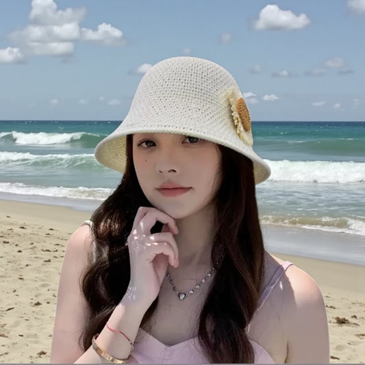 Breathable Knit Summer Cloche Hat-3 Colors